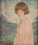 Portret van een jonge vrouw - Murray Percival Bewley — weergave van het kunstwerk