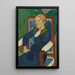 Portrait de Varvara Klimovich Toper - Nadezhda Lermontova — ingelijst kunstwerk aan de muur