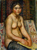 Naakte meisje - Nakamura Tsune — weergave van het kunstwerk