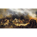 Reproductie van het schilderij Napoleon aan Waterloo door Auguste Raffet
