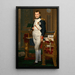 Reproductie van het schilderij Napoleon in zijn werkkamer van Jacques-Louis David