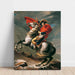 Reproduction of the painting Napoleon Crossing the Great Saint Bernard by Jacques-Louis David