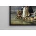 Reproductie van het schilderij Napoleon verlaat de Lobau na de nederlaag bij de Slag bij Aspern van Anton von Perger