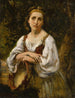 Bohemien met trommel - Narcisse Virgile Diaz de la Peña — weergave van het kunstwerk