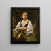 Bohemien met trommel - Narcisse Virgile Diaz de la Peña — ingelijst kunstwerk aan de muur