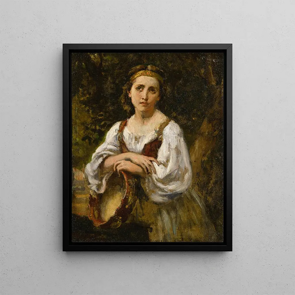NarcisseVirgile Diaz de La Pea - Bohmienne au tambour.webp