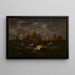 Stormachtige hemel - Narcisse Virgile Diaz de la Peña — ingelijst kunstwerk aan de muur