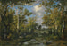 Bos in het Fontainebleau-woud - Narcisse Virgile Diaz de la Peña — weergave van het kunstwerk