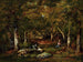 Kind en jachthonden in fort - Narcisse Virgile Diaz de la Peña — weergave van het kunstwerk