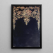Guirlandes de fleurs Peinture sur un miroir - Narcisse Virgile Diaz de la Peña — ingelijst kunstwerk aan de muur
