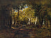 in het bos - Narcisse Virgile Diaz de la Peña — weergave van het kunstwerk