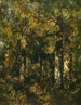 in het Fontainebleau-bos - Narcisse Virgile Diaz de la Peña — weergave van het kunstwerk