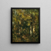 in het Fontainebleau-bos - Narcisse Virgile Diaz de la Peña — ingelijst kunstwerk aan de muur