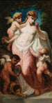 L'Amour et la richesse - Narcisse Virgile Diaz de la Peña — weergave van het kunstwerk