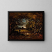 Landschap - Narcisse Virgile Diaz de la Peña — ingelijst kunstwerk aan de muur