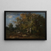 Landelijke Schilderij in het herfstbos - Narcisse Virgile Diaz de la Peña — ingelijst kunstwerk aan de muur