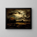 Landschapstormachtig schilderij - Narcisse Virgile Diaz de la Peña — ingelijst kunstwerk aan de muur