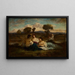 De baders - Narcisse Virgile Diaz de la Peña — ingelijst kunstwerk aan de muur