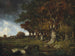 Het randje van het bos bij de Monts Girard Fontainebleau - Narcisse Virgile Diaz de la Peña — weergave van het kunstwerk