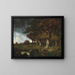 Het randje van het bos bij de Monts Girard Fontainebleau - Narcisse Virgile Diaz de la Peña — ingelijst kunstwerk aan de muur