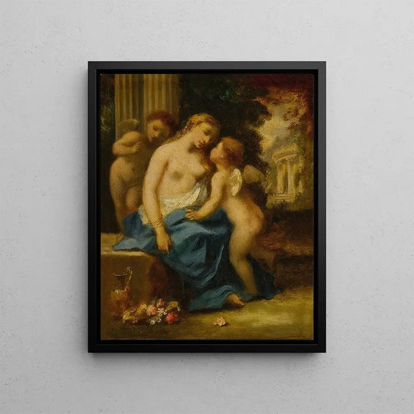 NarcisseVirgile Diaz de La Pea - Venus and cupids.webp