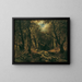 Binnen in het bos - Narcisse Virgile Diaz de la Peña — ingelijst kunstwerk aan de muur