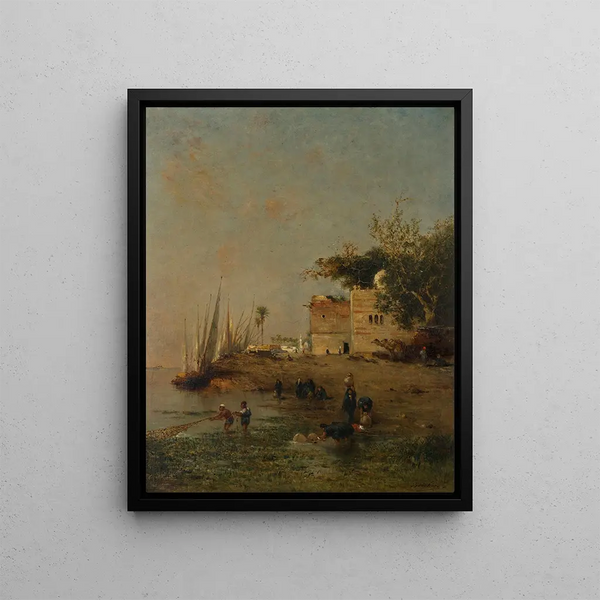 Narcisse Berchre - Les pcheurs sur le Nil.webp
