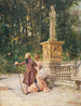 Flirter dans le jardin - Natale Attanasio — weergave van het kunstwerk