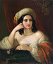 Portret van een Oosterse vrouw - Natale Schiavoni — weergave van het kunstwerk