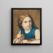 De kleine appelverkoper - Nathaniel Schmitt — ingelijst kunstwerk aan de muur