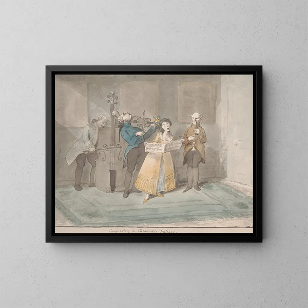 Conquérir un passage chromatique - Nathaniel Dance-Holland — ingelijst kunstwerk aan de muur