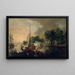 Boten op de rivier Lee onder Tivoli, County Cork - Nathaniel Grogan — ingelijst kunstwerk aan de muur