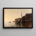 View of Villefranche from the East - Nathaniel Hone the Younger — framed artwork on a wall
