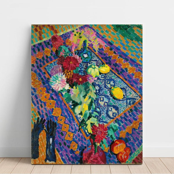 Nature Morte aux Gants - Robert Delaunay | Reproduction Tableau Décoration murale affiche copie