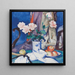 Natuurramp: Appels en Rozen rozen - Samuel John Peploe — ingelijst kunstwerk aan de muur