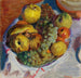 Natuurstudie Drie tros druiven - Pierre Bonnard — weergave van het kunstwerk