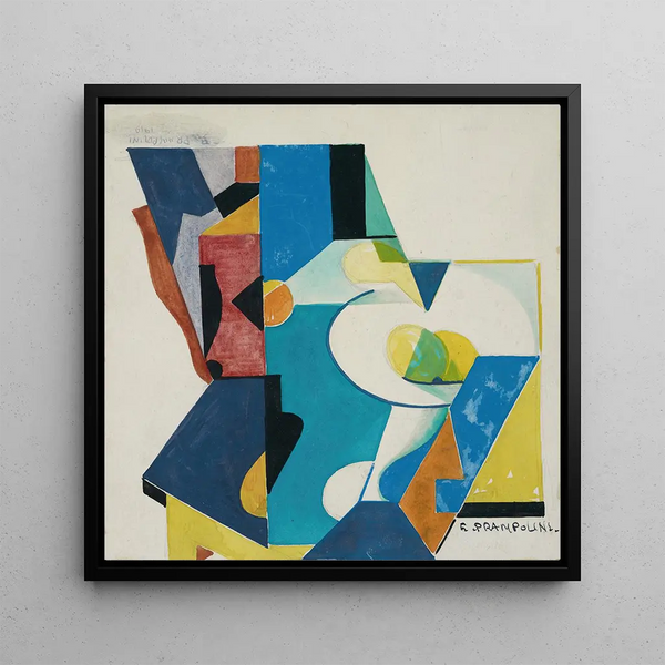Abstracte stilleven schilderij - Enrico Prampolini | Kunstdruk