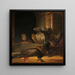 Natuurstudie met pauwen - Rembrandt van Rijn — ingelijst kunstwerk aan de muur