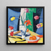 Natuurstudie met tulpen - Samuel John Peploe — ingelijst kunstwerk aan de muur