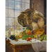 Reproductie van het schilderij van herfst stilleven in de atelier van de kunstenaar - Carl Moll