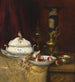 Natuurschilderij van elegante voorwerpen - Antoine Vollon — weergave van het kunstwerk