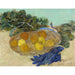Reproductie van het schilderij Natuurstudie van sinaasappels en citroenen met blauwe handschoenen - Vincent van Gogh