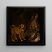 Hunting Still Life Painting with a Dog - Jan Fyt — framed artwork on a wall