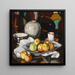 Natuurgetrouwe Kunstdruk, appels en pot - Samuel John Peploe — ingelijst kunstwerk aan de muur