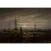 Reproductie van het schilderij Ankerende schepen - Caspar David Friedrich