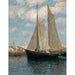 Reproductie van het schilderij Schepen in de haven van Chioggia - Alfred Zoff