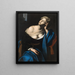 Cleopatra - Napolitaanse School — ingelijst kunstwerk aan de muur
