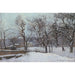 Reproductie van het schilderij Sneeuw in Louveciennes - Camille Pissarro