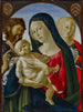 Maria met kind met Johannes de Doper en Maria Magdalena - Neroccio di Bartolomeo de' Landi — weergave van het kunstwerk
