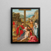 De Lamentatie van Christus - Nederlandse School — ingelijst kunstwerk aan de muur